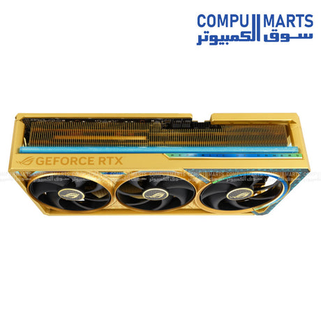 ASUS ROG RTX 5080 Dhahab Edition Gaming Graphics Card – 16GB GDDR7