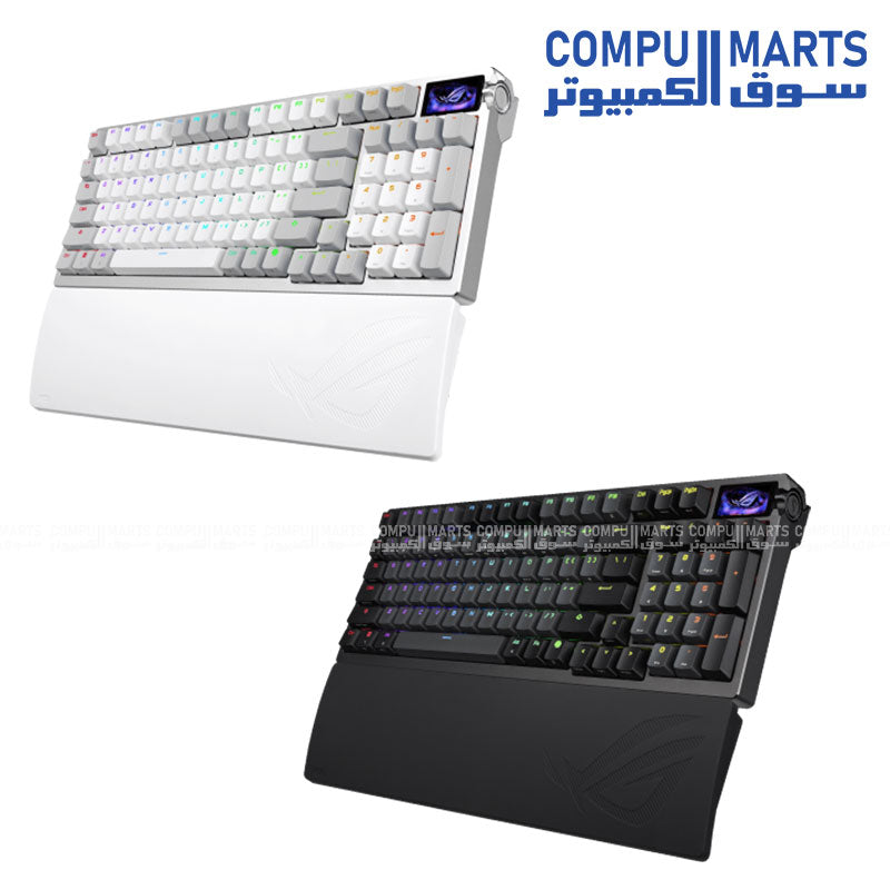 Azoth 96 HE – Wireless Keyboard – ASUS – ROG magnetic switch RGB keyboard with 8000Hz polling rate
