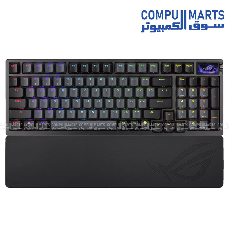 Azoth 96 HE – Wireless Keyboard – ASUS – ROG magnetic switch RGB keyboard with 8000Hz polling rate