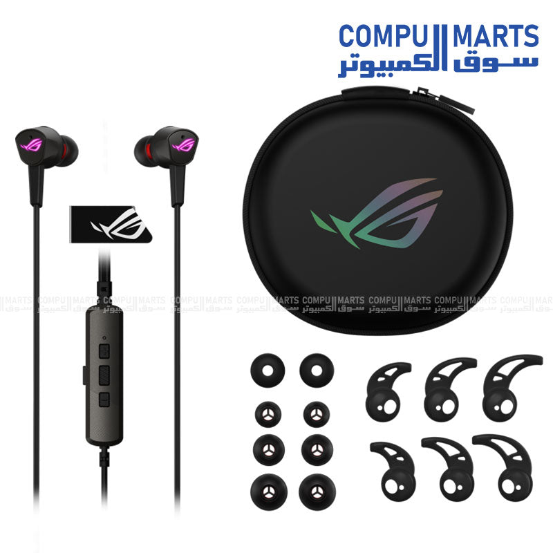 Cetra II – USB-C Earphones – ASUS – ROG wired in-ear headset with ANC and virtual 7.1 support