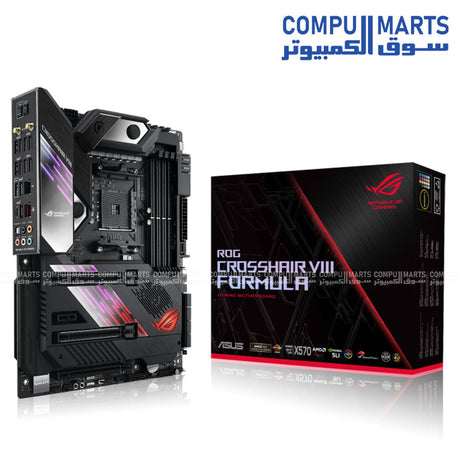 ASUS ROG Crosshair VIII Formula X570 Wi-Fi ATX AM4 Gaming Motherboard with PCIe 4.0, 5G LAN, and Aura Sync RGB – Egypt