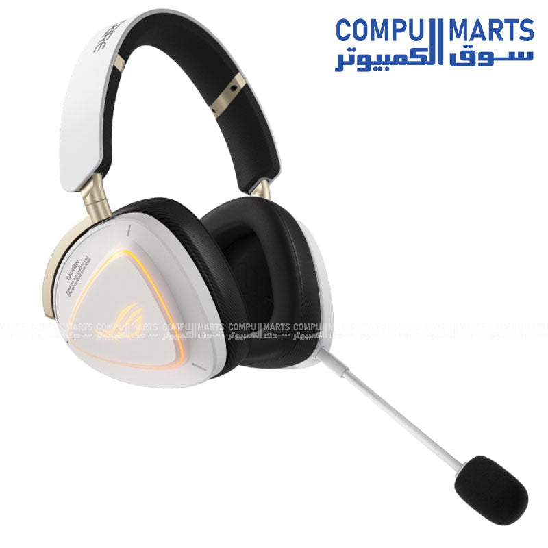 Delta II-KJP – Wireless Headset – ASUS – ROG 2.4GHz Bluetooth 3.5mm headset with 50mm titanium drivers