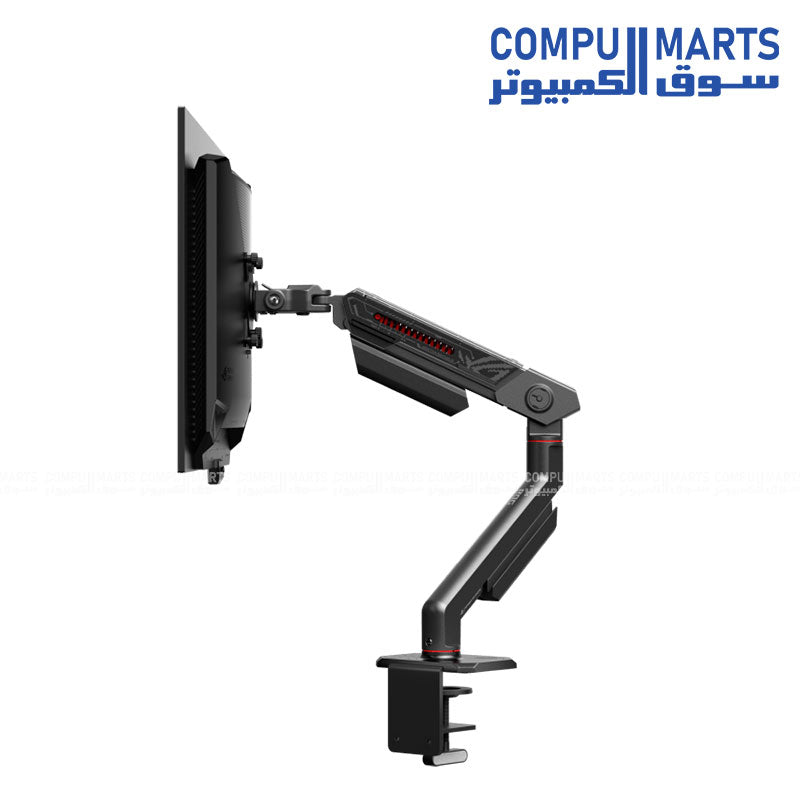 ROG Ergo Monitor Arm AAS01R mechanical spring monitor mount with VESA 100 x 100 mm support for up to 49-inch displays within 13.5kg available in Egypt