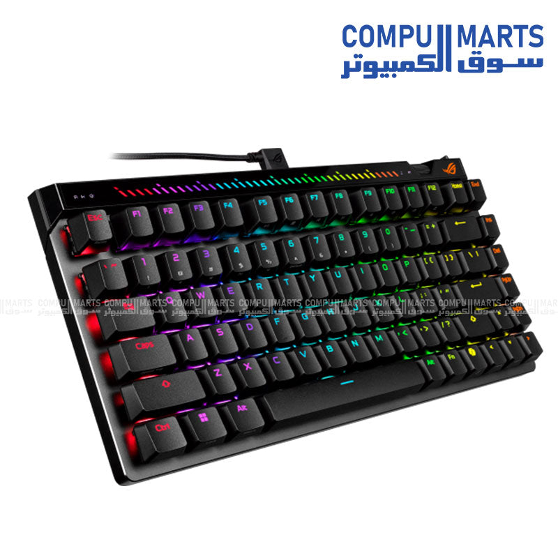 ASUS ROG Falchion ACE 75 HE compact gaming keyboard with magnetic switches