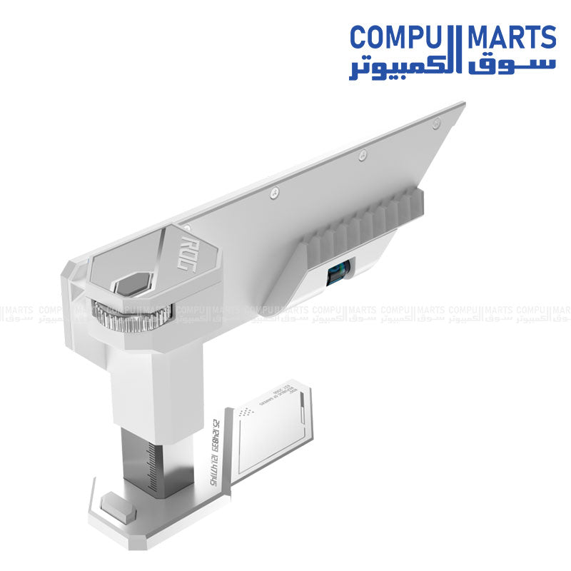 "Asus ROG Herculx XH01 ARGB GPU Holder – Anti-Sag Graphics Card Support with RGB Lighting – Buy in Egypt"