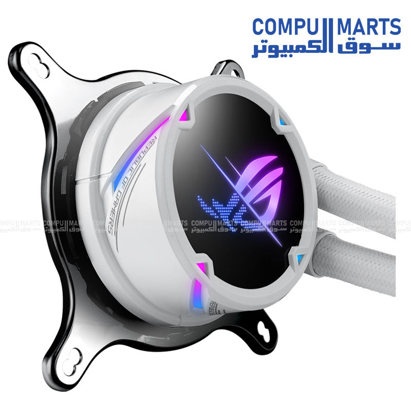 ASUS ROG STRIX LC II 240 ARGB CPU Liquid Cooler with 240mm Radiator and Dual 120mm ARGB Fans – Intel & AMD Compatible