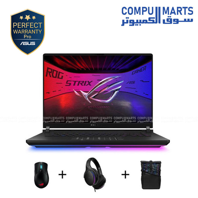 ASUS ROG Strix SCAR 16 G635LX-AI264W Intel Core Ultra 9 275HX GAMING LAPTOP 64GB RAM 2TB SSD NVIDIA GeForce RTX 5090 24GB WIN 11
