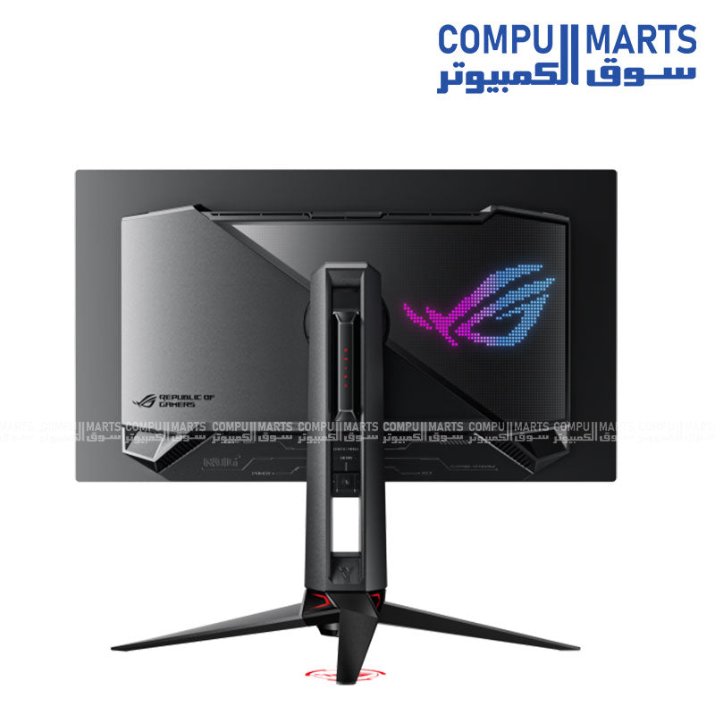 ROG Swift OLED PG32UCDMZ gaming monitor featuring DisplayHDR 400 True Black, 99% DCI-P3 color gamut, and true 10-bit color performance for immersive gaming