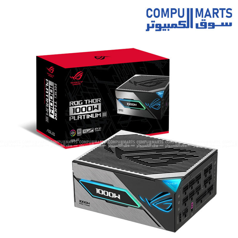 ROG-THOR-1000P3-GAMING ASUS ROG Thor 1000W Platinum III gaming PSU Egypt
