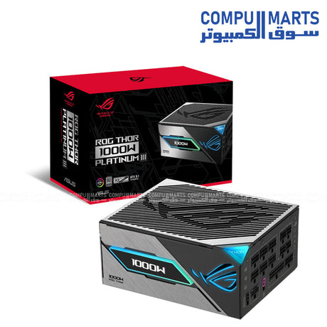 ROG-THOR-1000P3-GAMING ASUS ROG Thor 1000W Platinum III gaming PSU Egypt