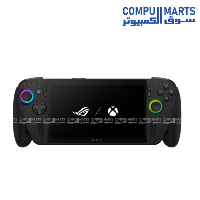 ROG-Ally-X-2025-handheld-gaming console-with-7-inch-FHD-display-black-design-ergonomic-controls