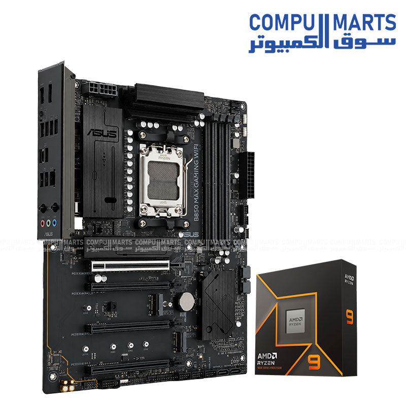 AMD Ryzen 9 9900X ASUS B850 MAX GAMING WIFI Bundle