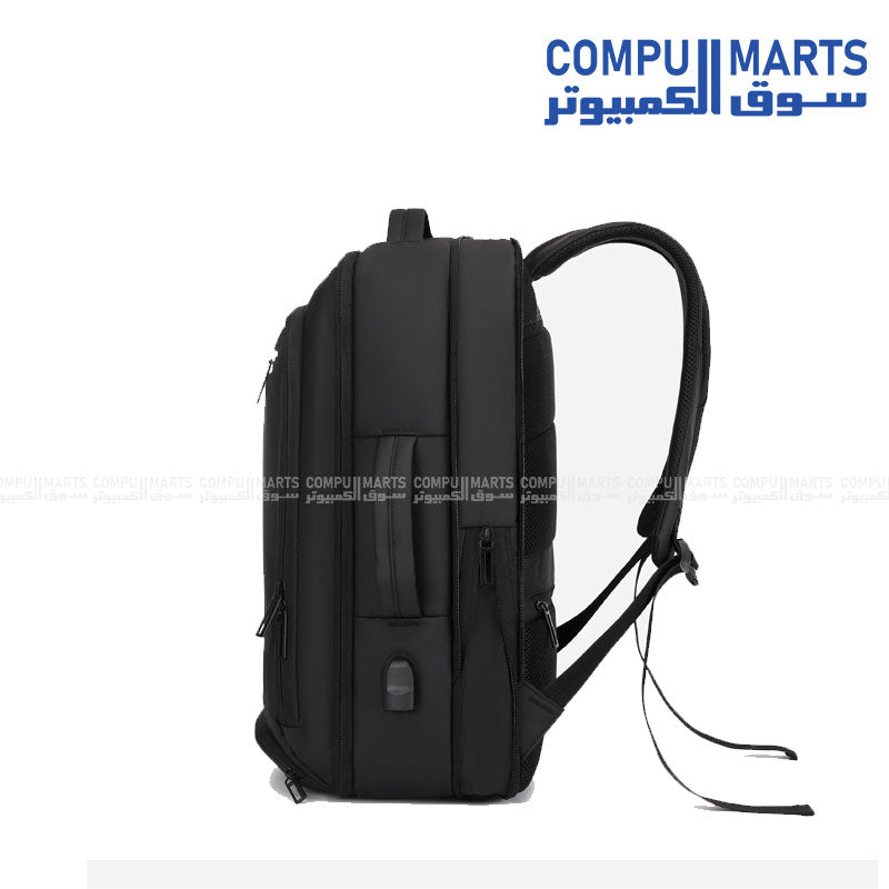 Rahala 5306 Laptop Backpack Bag 15.6-inch Black – Egypt