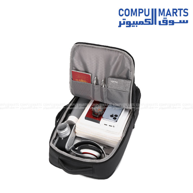 Rahala 5306 Laptop Backpack Bag 15.6-inch Black – Egypt
