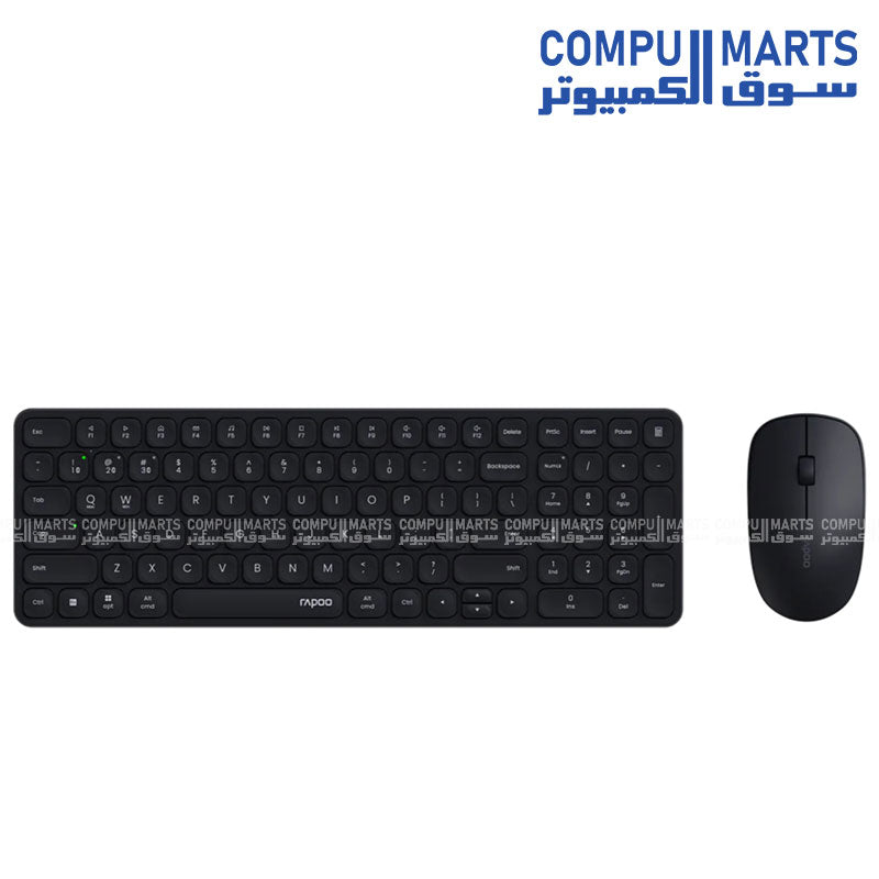 Rapoo 9320M Multi-Mode Wireless Keyboard and Mouse Combo