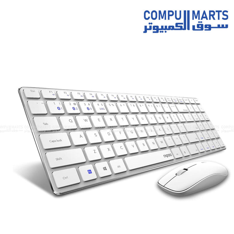 Rapoo 9320M Multi-Mode Wireless Keyboard and Mouse Combo