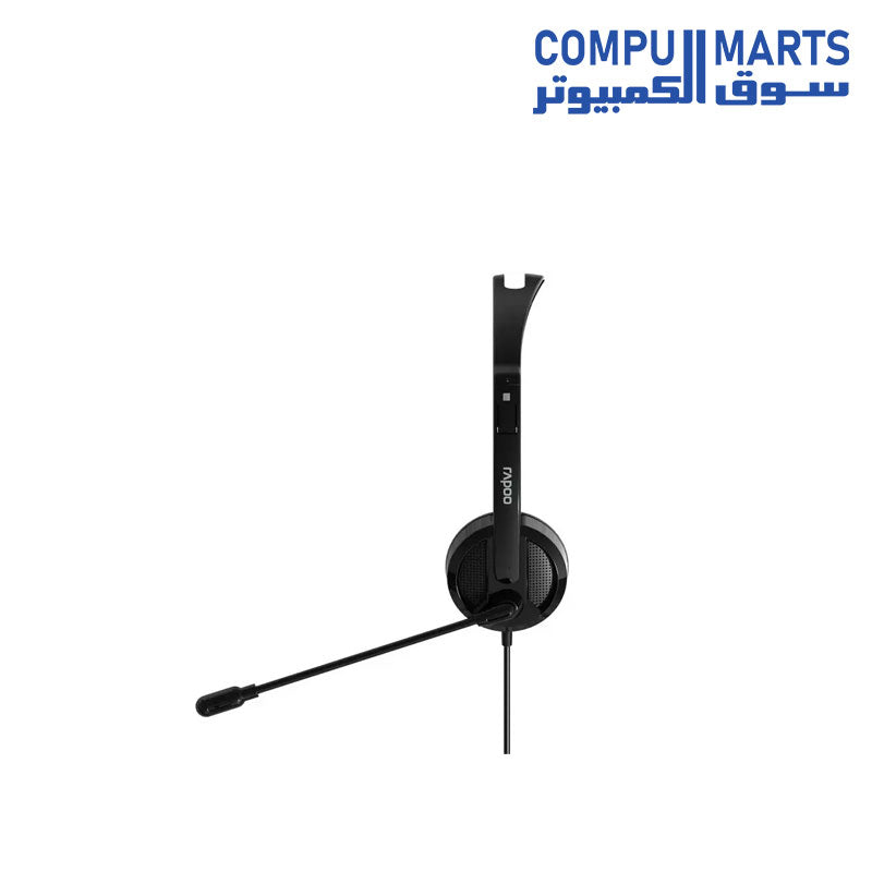 H101-Headphone-Rapoo-Wired-Stereo-BLACK