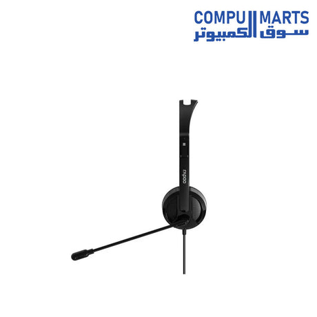 H101-Headphone-Rapoo-Wired-Stereo-BLACK