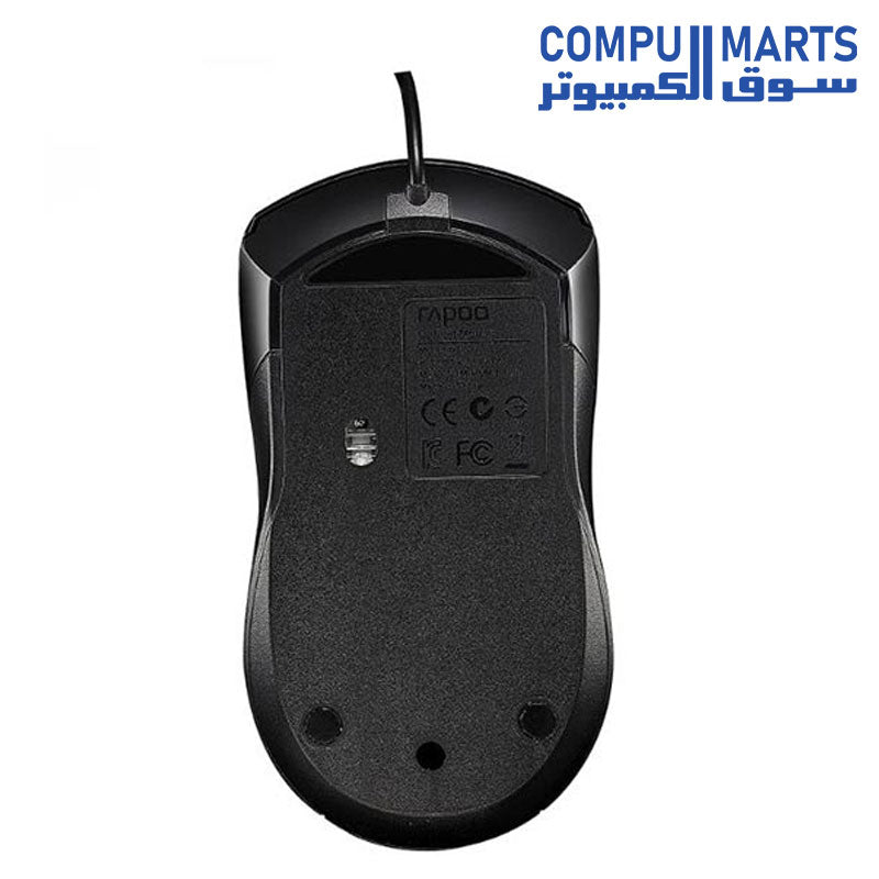 N1200-MOUSE-RAPOO-WIRED