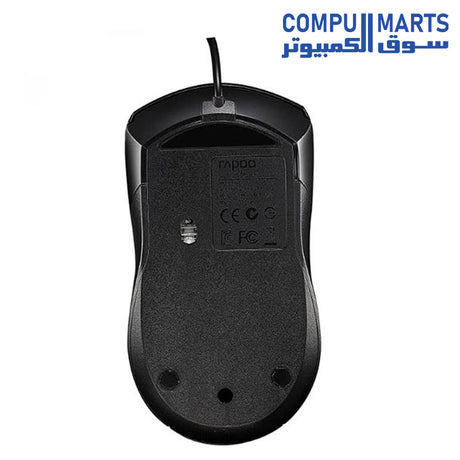 N1200-MOUSE-RAPOO-WIRED