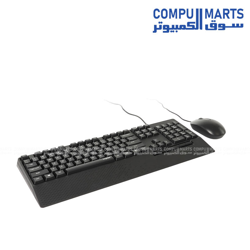 Rapoo NX2000 Wired Mouse and keyboard Combo Black