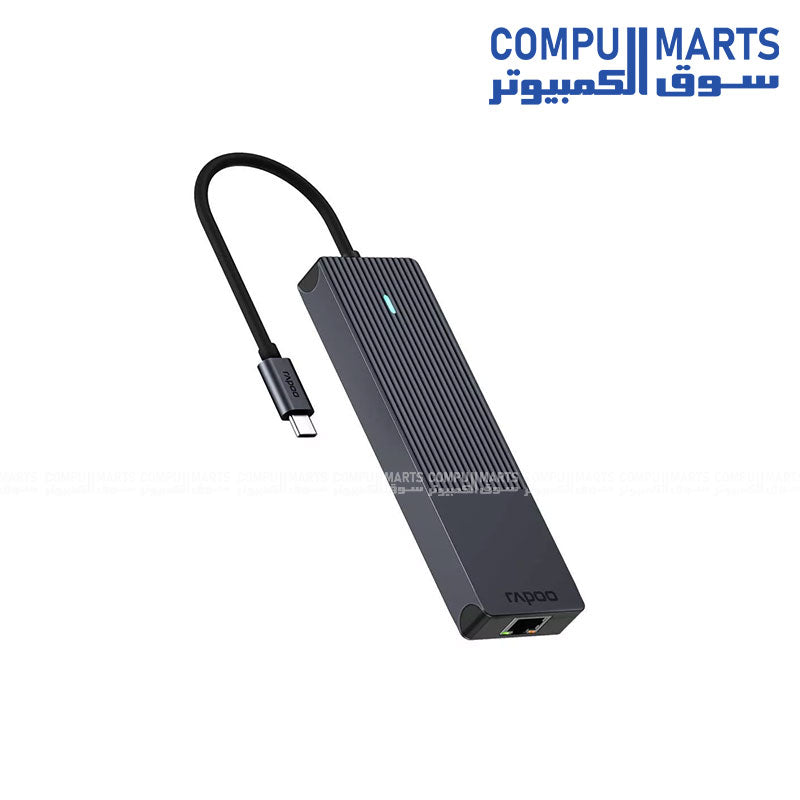Rapoo UCM-2002 USB-C Adapter with Gigabit Ethernet