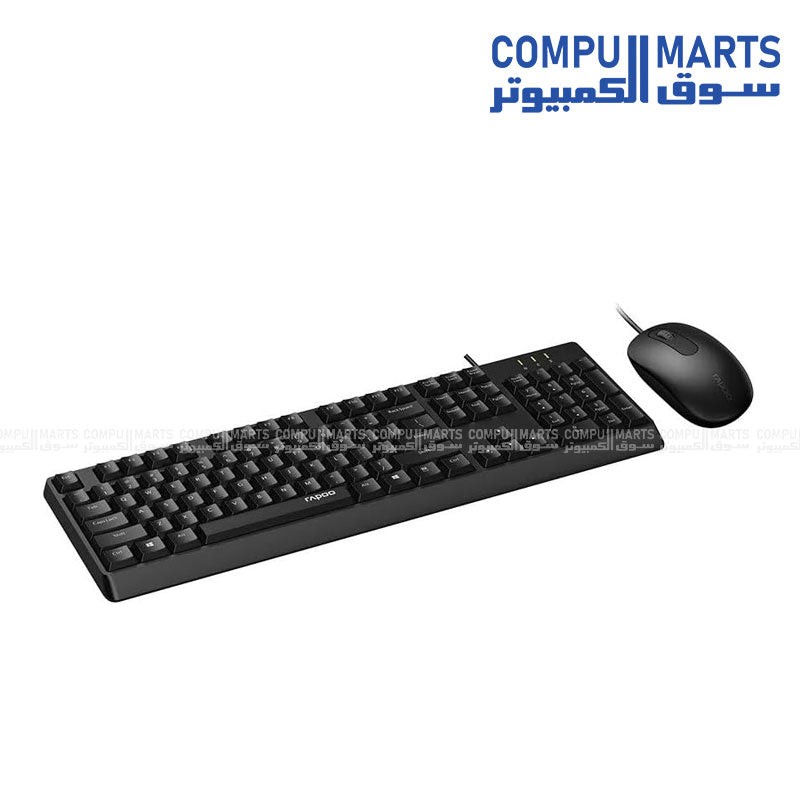 Rapoo X130 PRO Wired Keyboard And Mouse