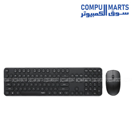 X260S-Rapoo-wireless-keyboard-mouse-combo-2.4GHz-1300-DPI