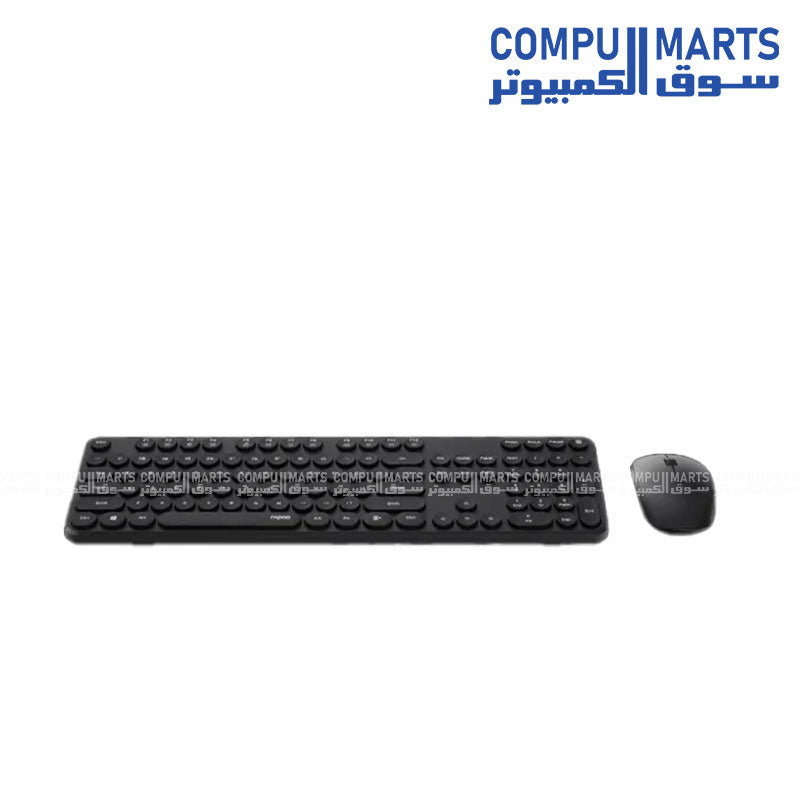 X260S-Rapoo-wireless-keyboard-mouse-combo-2.4GHz-1300-DPI