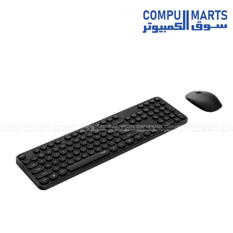 X260S-Rapoo-wireless-keyboard-mouse-combo-2.4GHz-1300-DPI