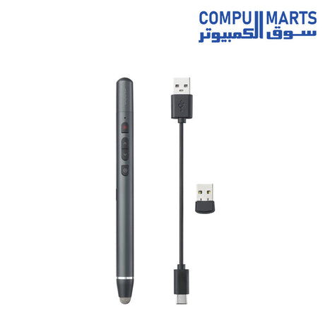 XR200-Remote-Control-Rapoo-Wireless-Presenter-Touchable-Pen Black-