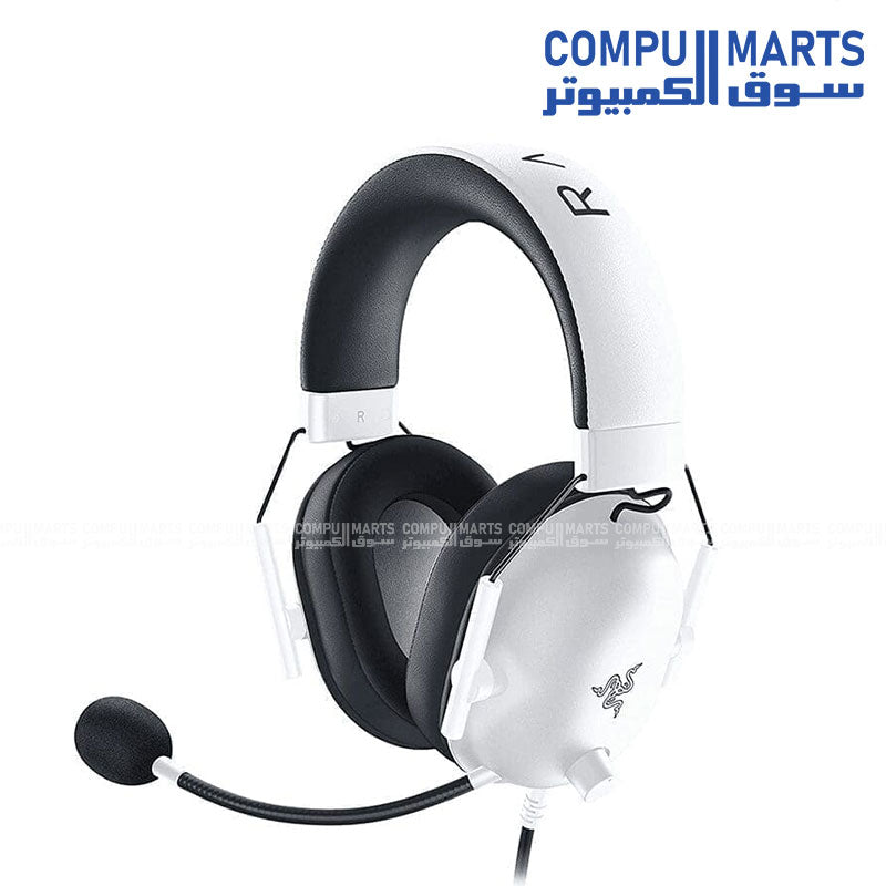 Razer BlackShark V2 X esports gaming headset with breathable memory foam ear cushions