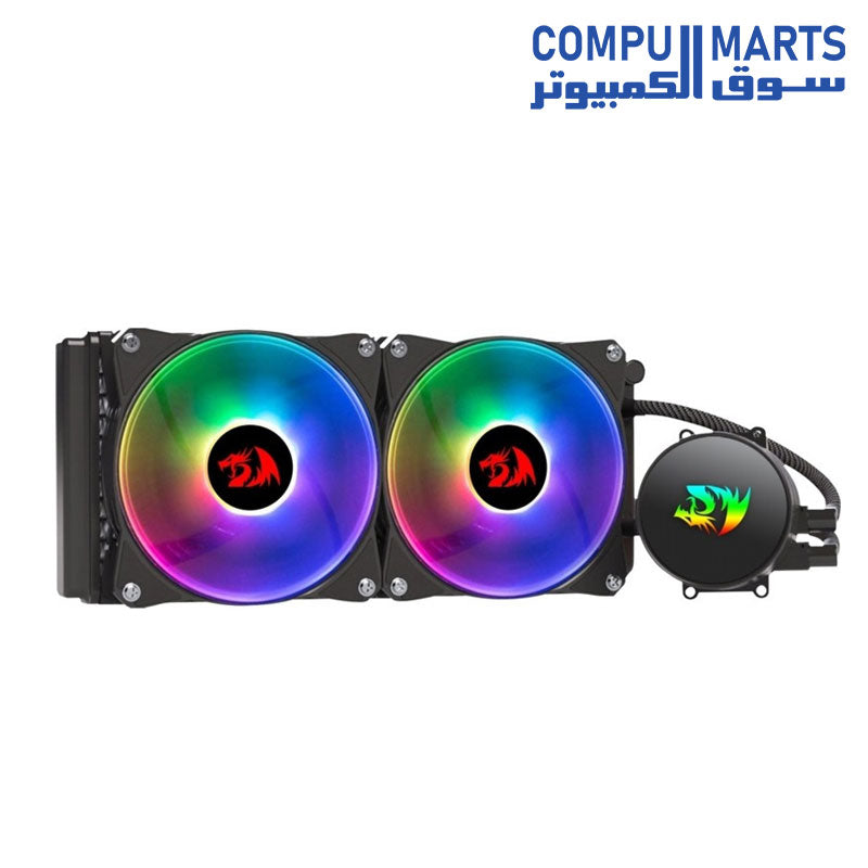 Redragon CCW-3000 Dissipatore A Liquido Per CPU 240mm Con RGB - TDP 140W, Silenzioso 26.9 DB