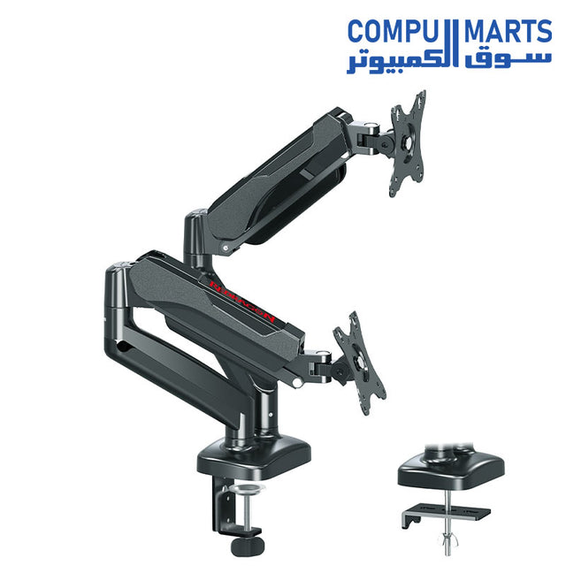 GMK915-Redragon-Dual-Monitor-Mount-Stand