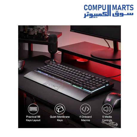 K515-Shiva-Keyboard_Redragon-Wired