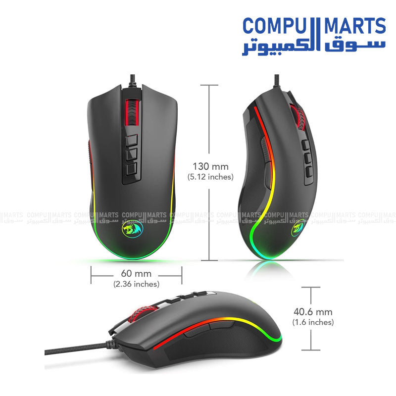 M711 Cobra RGB-Redragon-Gaming Mouse-10000 DPI