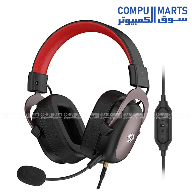 Redragon Zeus H510-FB wired gaming headset with detachable microphone