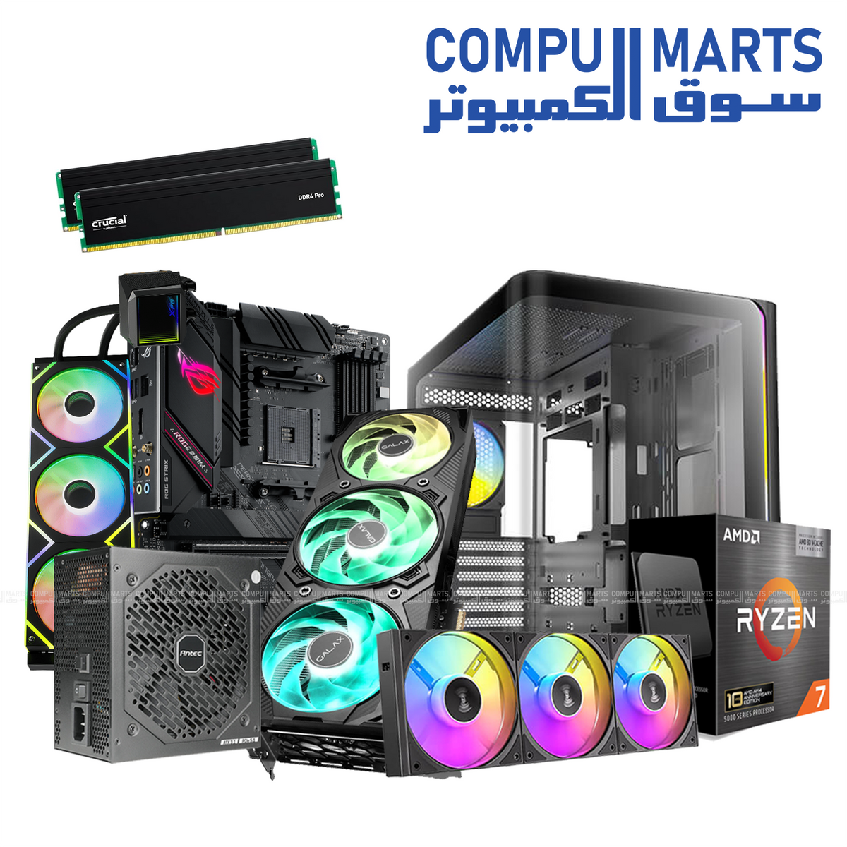 ROMA 1 Gaming PC Bundle with AMD Ryzen 7 5800X3D and RTX 5070 Ti