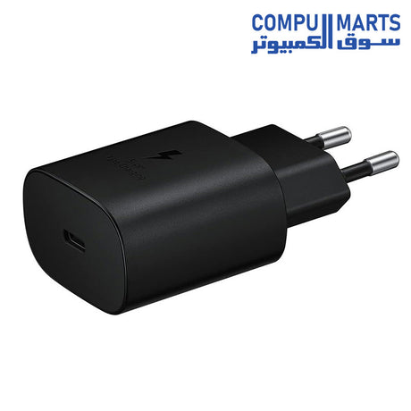 TA800-CHARGER-MOBILE-SAMSUNG-2-PIN-TYPE-C-25W-Fast-Charging-Schwarz