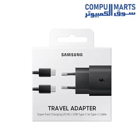 TA800-CHARGER-MOBILE-SAMSUNG-2-PIN-TYPE-C-25W-Fast-Charging-Schwarz