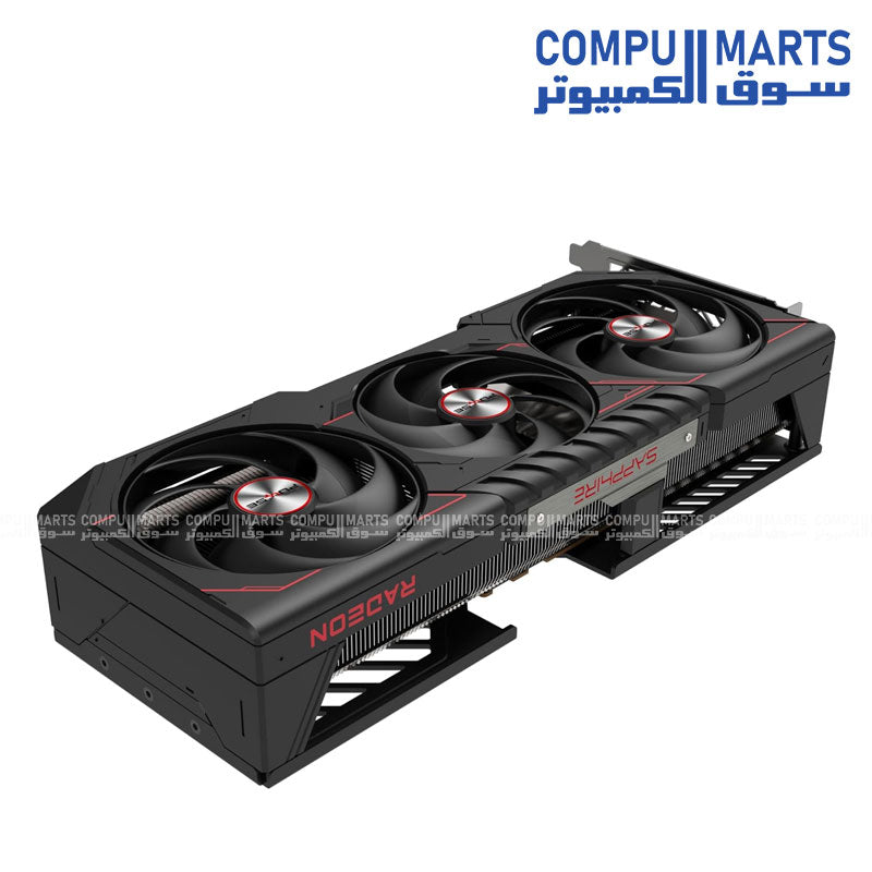 SAPPHIRE PULSE RX 9070 XT front view white background