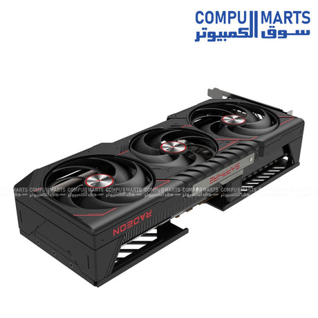 SAPPHIRE PULSE RX 9070 XT front view white background