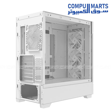 XPG Starker Air BTF Mid Tower PC Case โ Tempered Glass, 4ร120mm ARGB Fans, USB-C, E-ATX Support โ Black/White โ Egypt