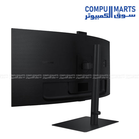 Samsung LS34C650VAMXUE โ 34 Inch Curved Monitor โ UWQHD 3440x1440 โ VA Panel โ 100Hz โ USB-C 90W โ Built-in Camera โ Black