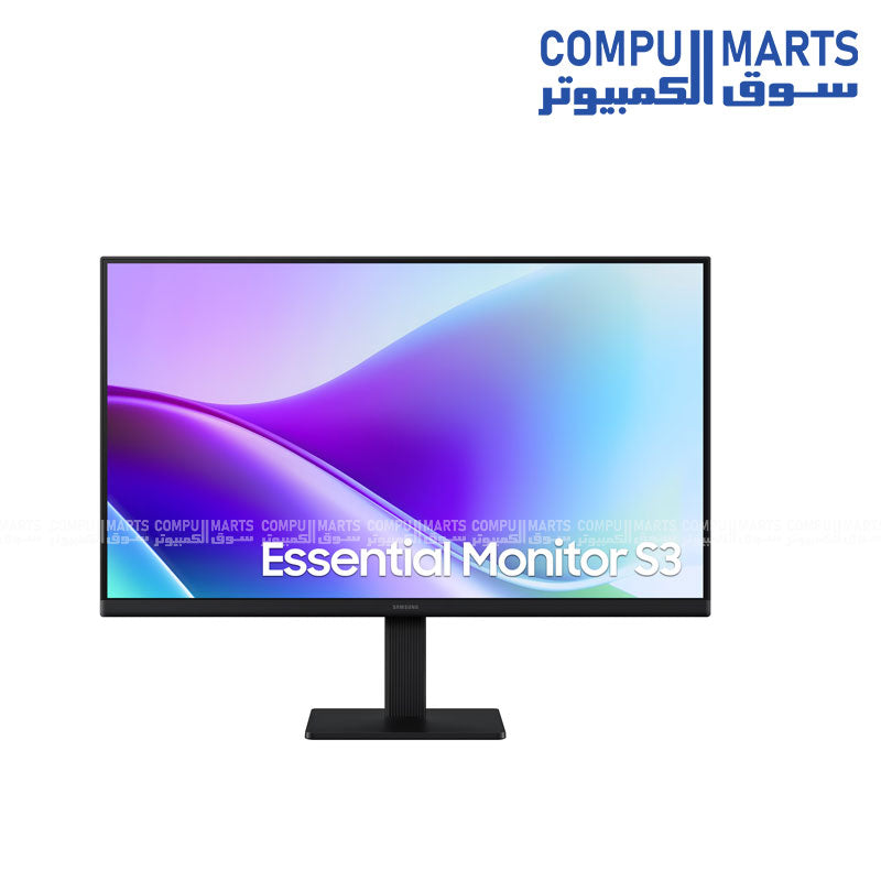 Samsung- Essential- Monitor S3 -S32GF 24-inch -HD 120Hz- IPS Gaming -Monitor -smooth