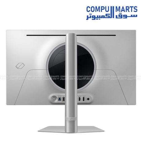 Samsung Odyssey OLED G6 G61SD 27" QHD 240Hz Gaming Monitor – Front & Side View