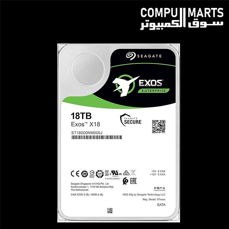 High-capacity 8TB SATA hard disk drive for servers