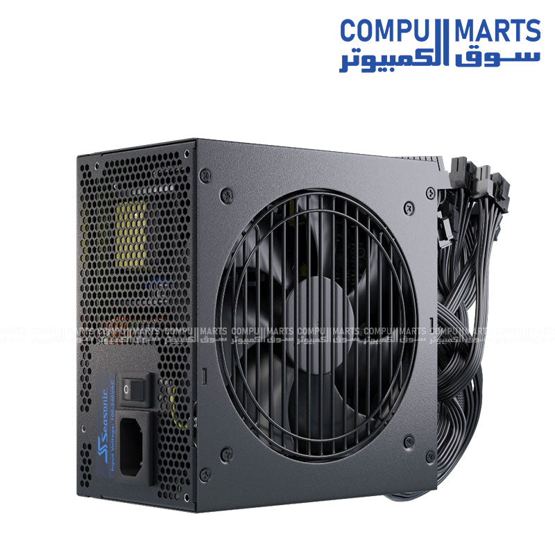 Seasonic 750W 80 Plus Gold Semi Modular Power Supply with Silent 120mm Fan