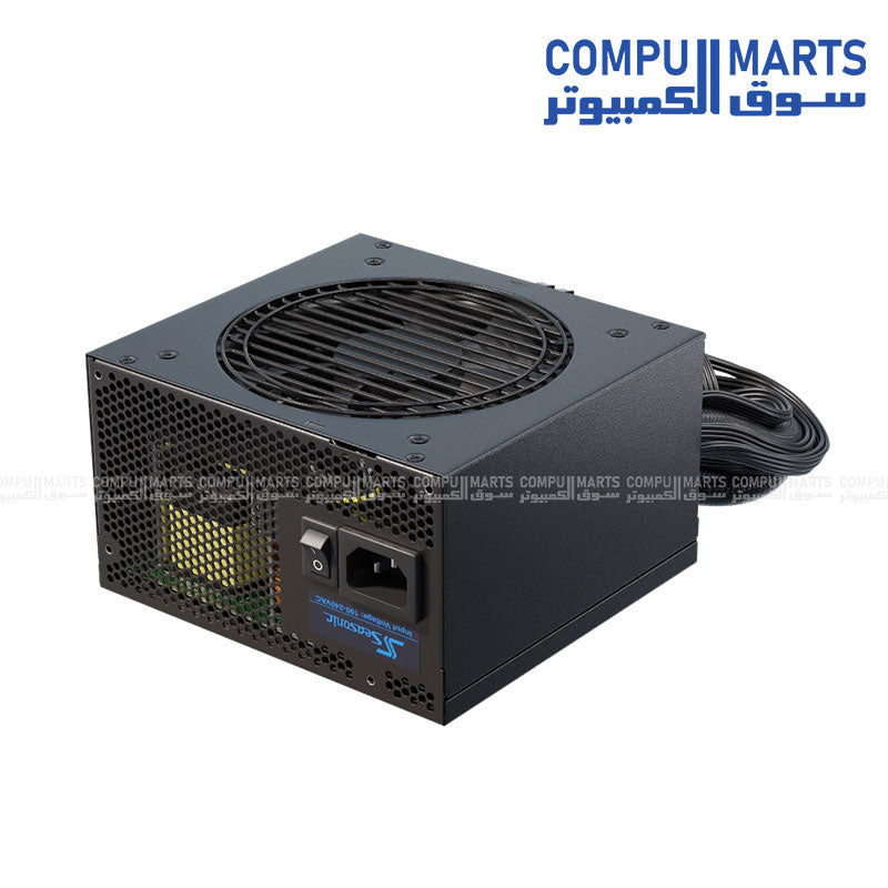 Seasonic 750W 80 Plus Gold Semi Modular Power Supply with Silent 120mm Fan