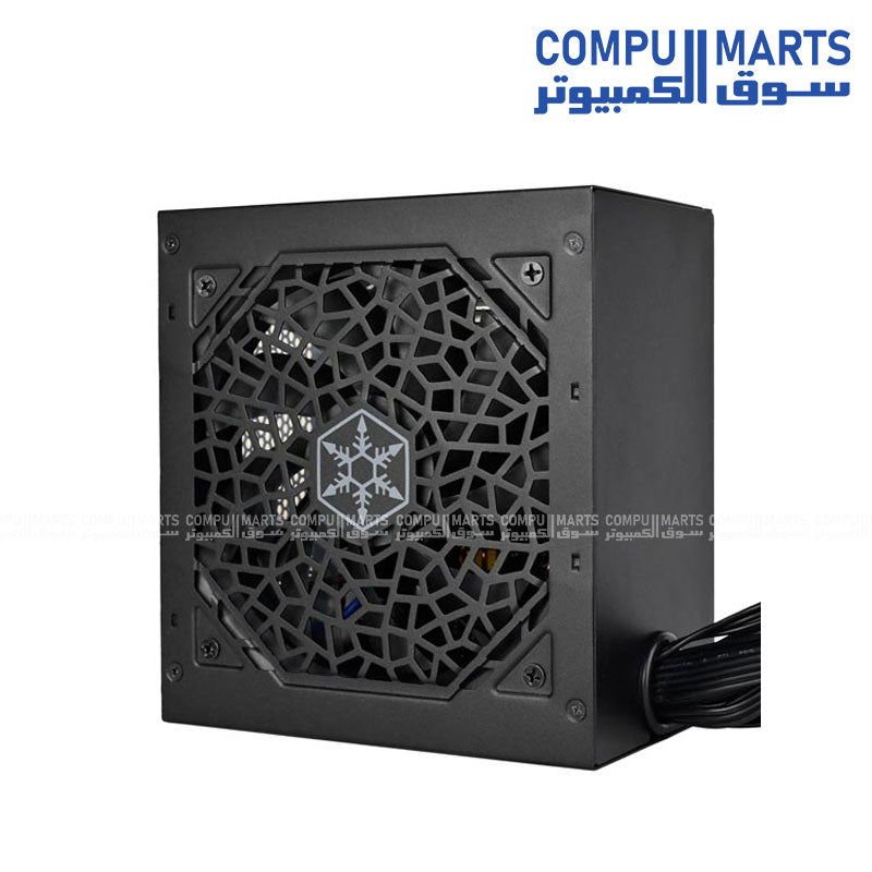 SilverStone- Strider 550 EF 550W- 80 PLUS EU -ATX power supply -with flat -cables -silent -120mm fan